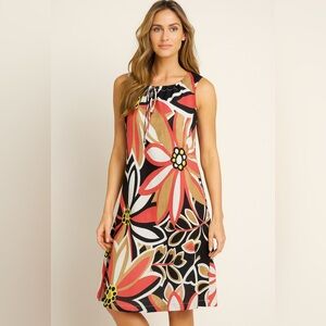 Hobb 100%‎ Linen Floral Dress Size 8